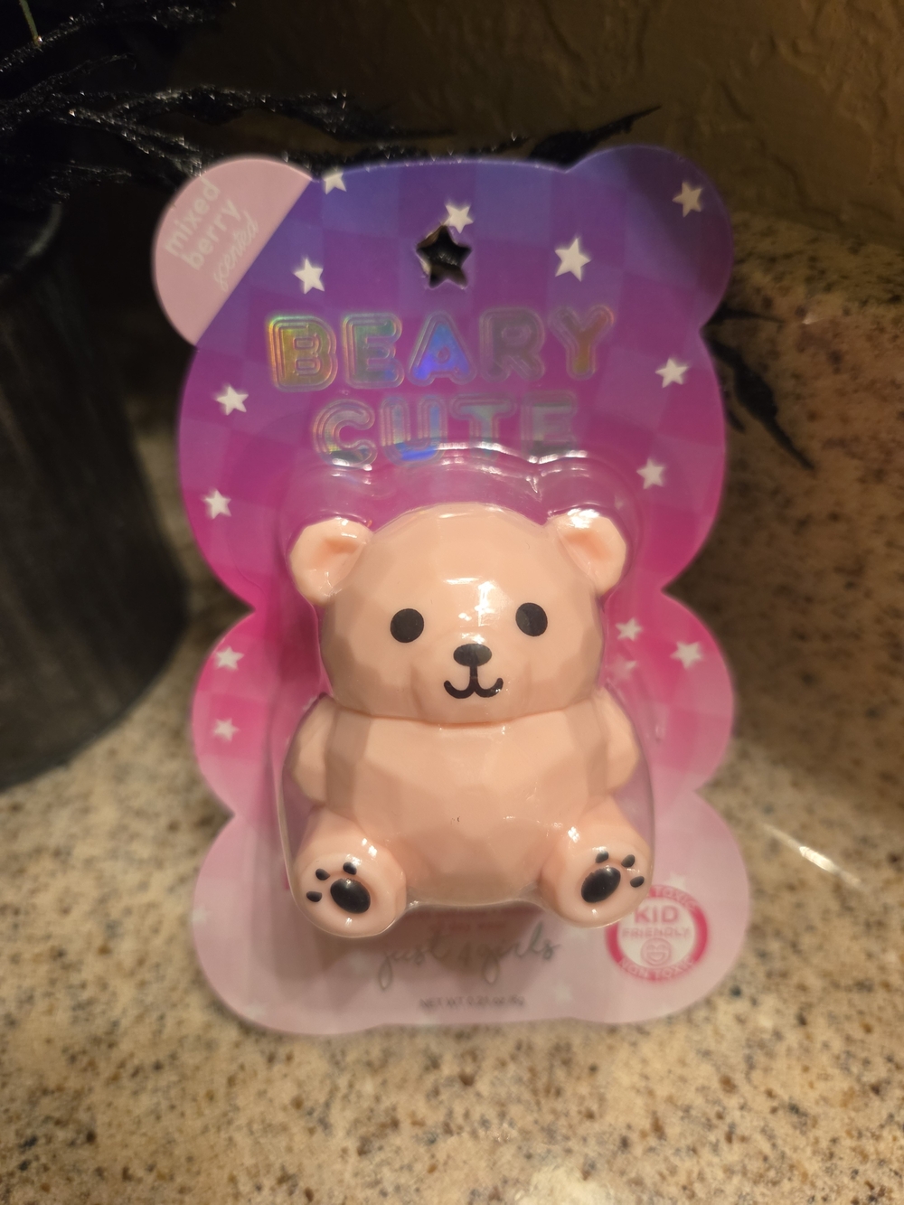 Mixed Berry Pink Bear Lip Balm - Hydrating